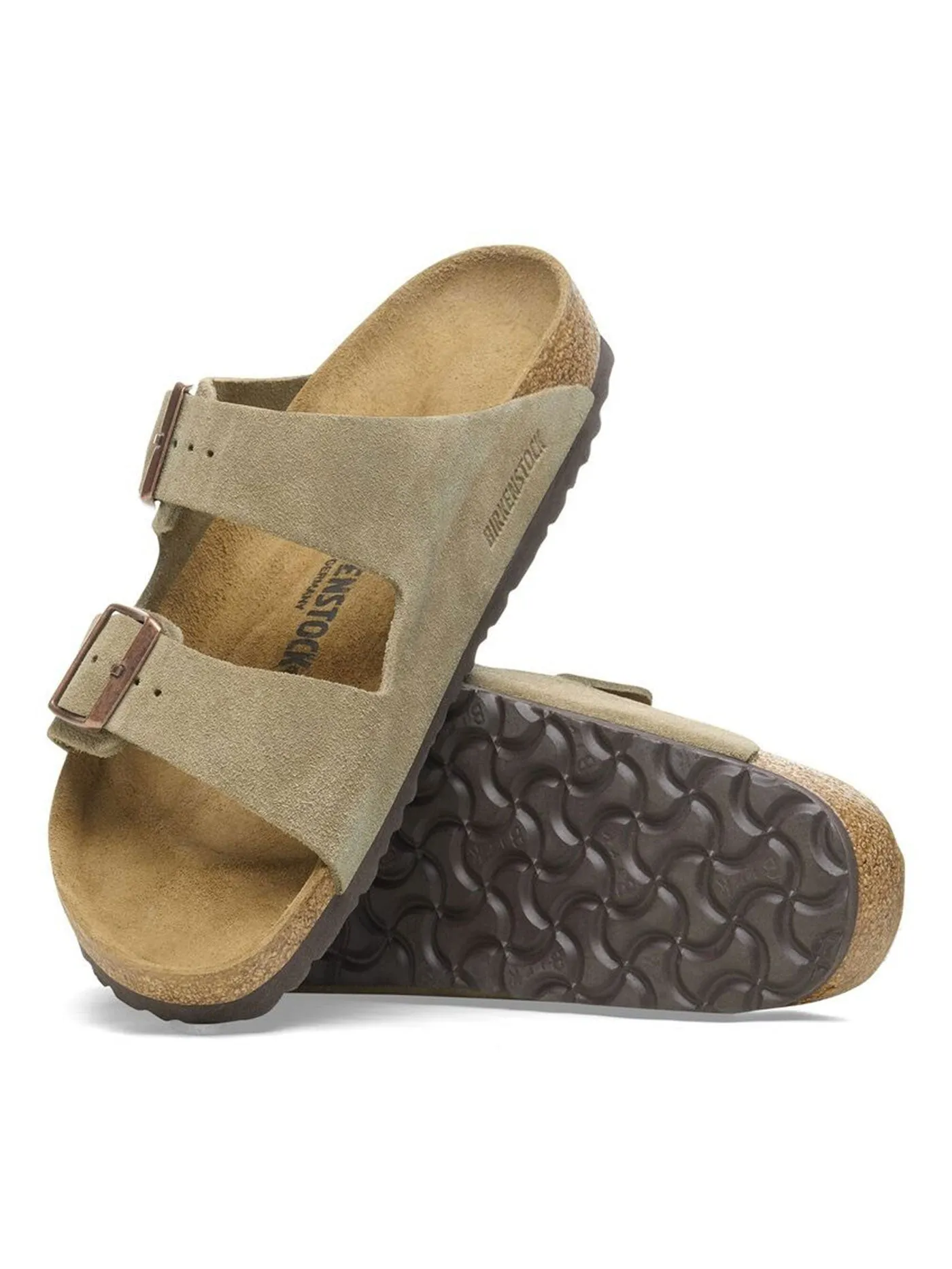 Arizona Suede R Taupe Sandals