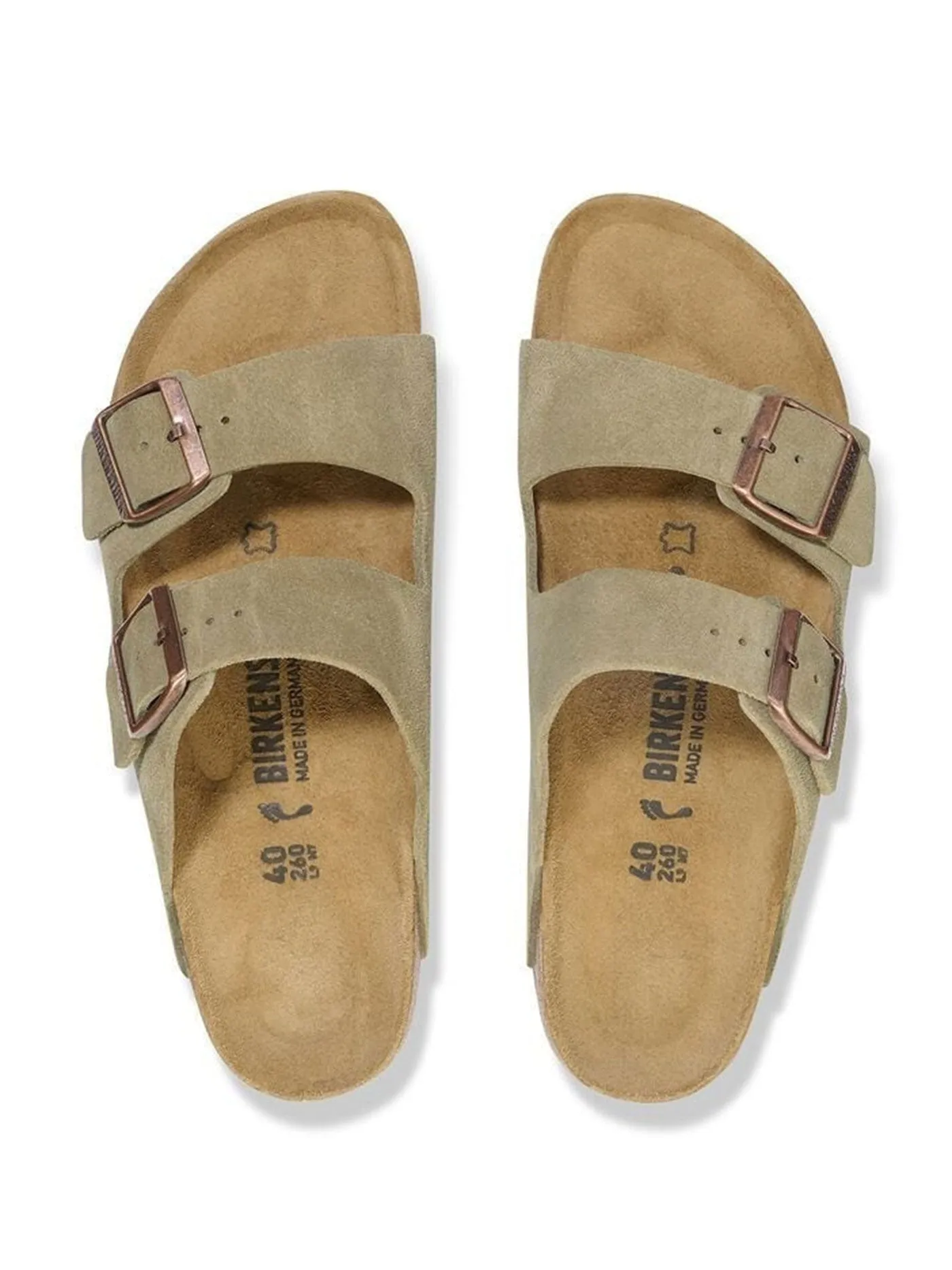 Arizona Suede R Taupe Sandals