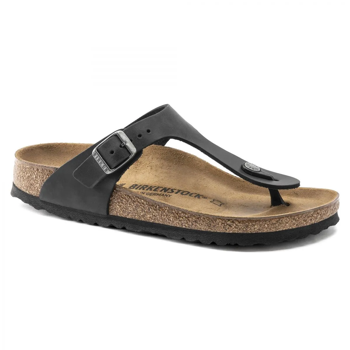 Birkenstock - Gizeh Oiled Leather Black 0845251