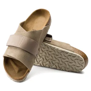 Birkenstock Kyoto Nubuck/Suede Leather Color: Taupe