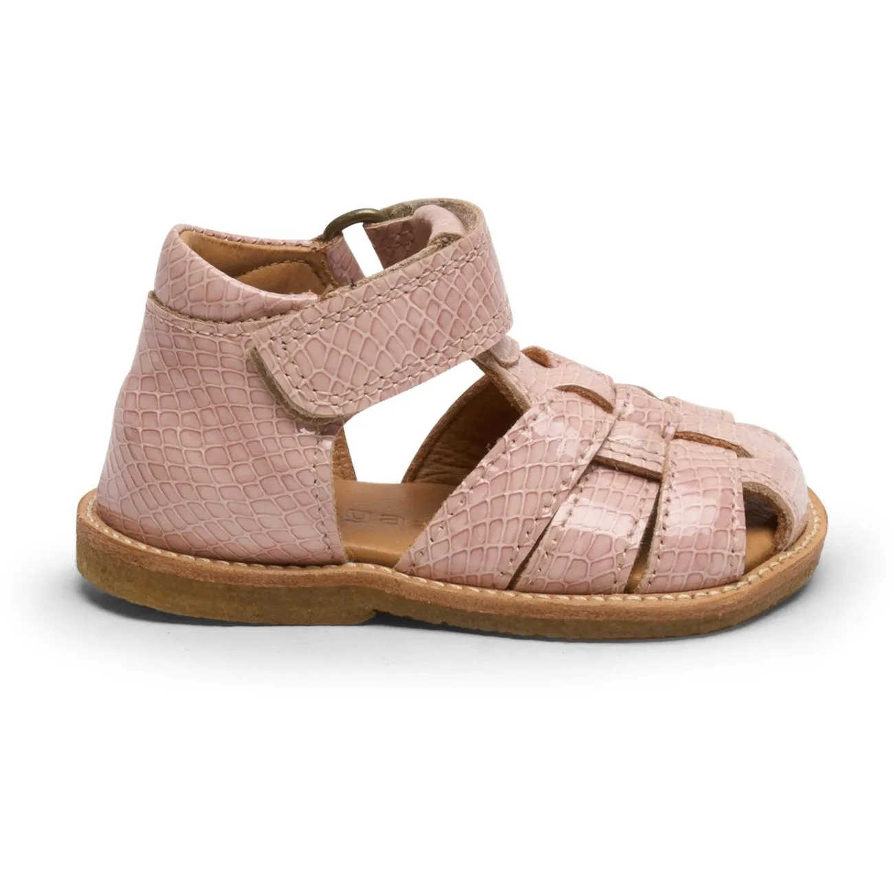 Bisgaard Ami Sandal Rose Croco