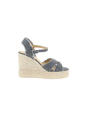 Bromelia Canvas Wedge Sandals