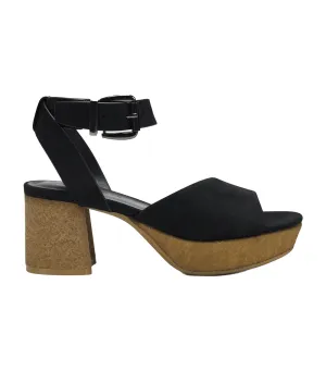 Cal Heel Sandals Black