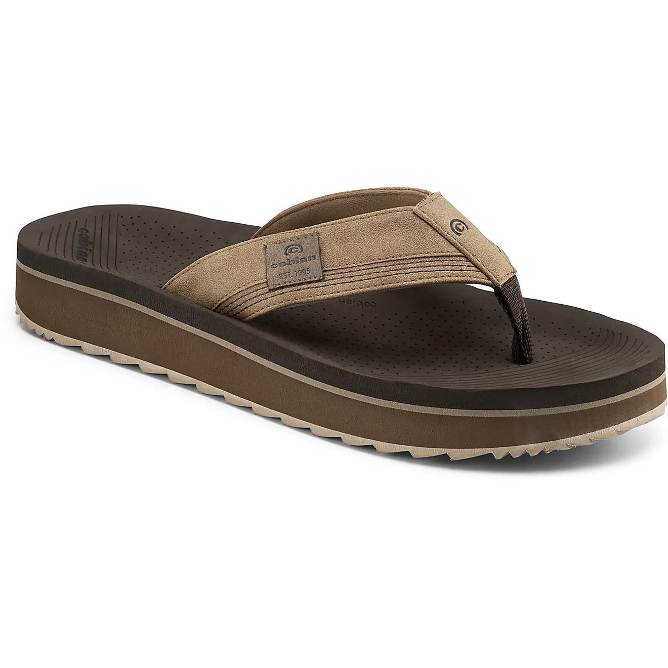 Cobian Men's Roca Rise Flip Flop - Tan ROR22-230