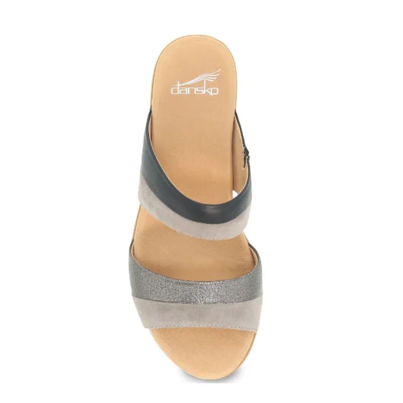 Dansko Theresa Multi Leather Black Women's Sandals