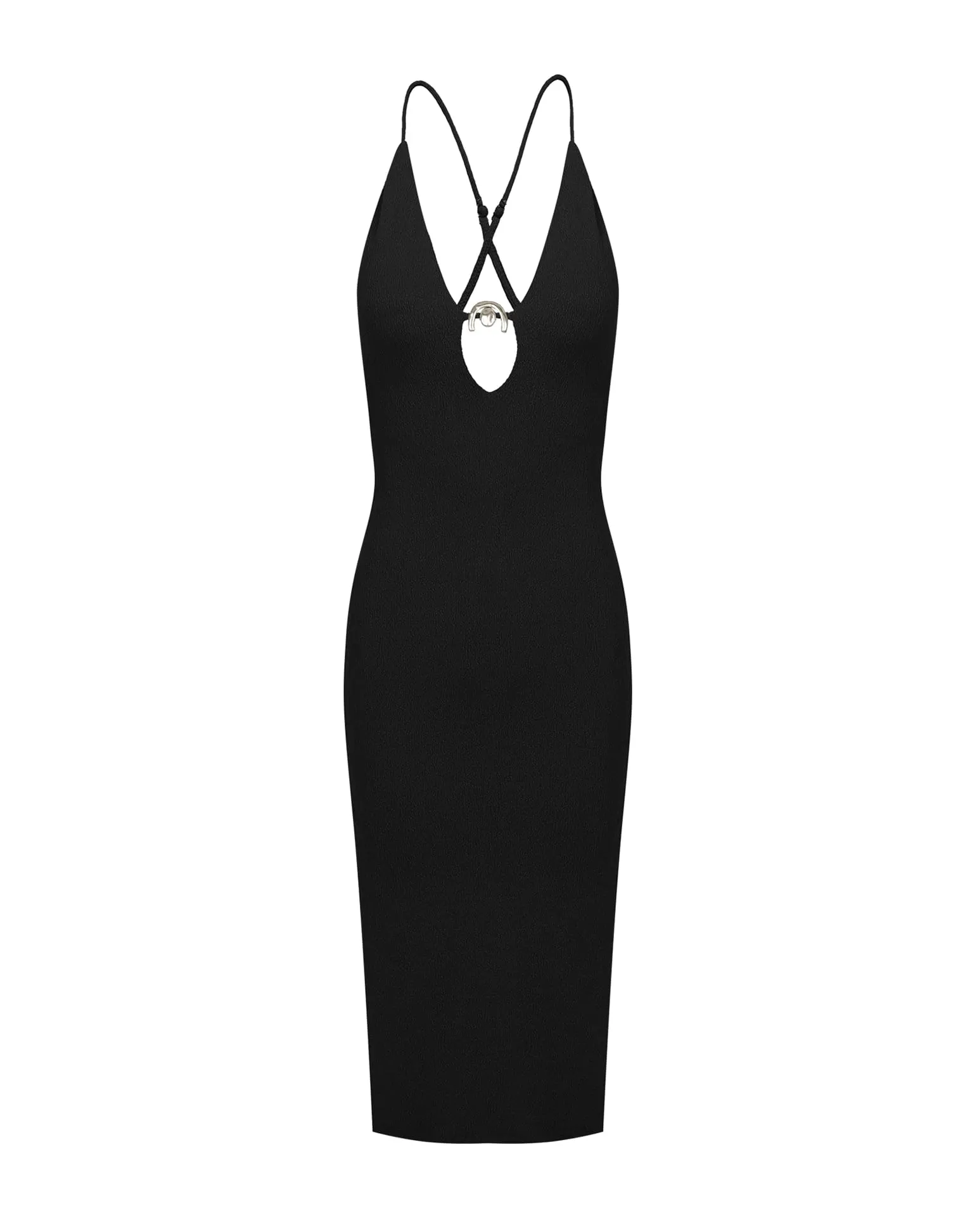 Firenze Isabela Midi Dress - Black