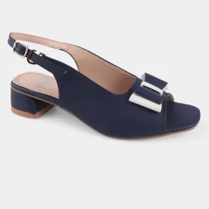 Girls Sandal Heels 456-61-NAVY