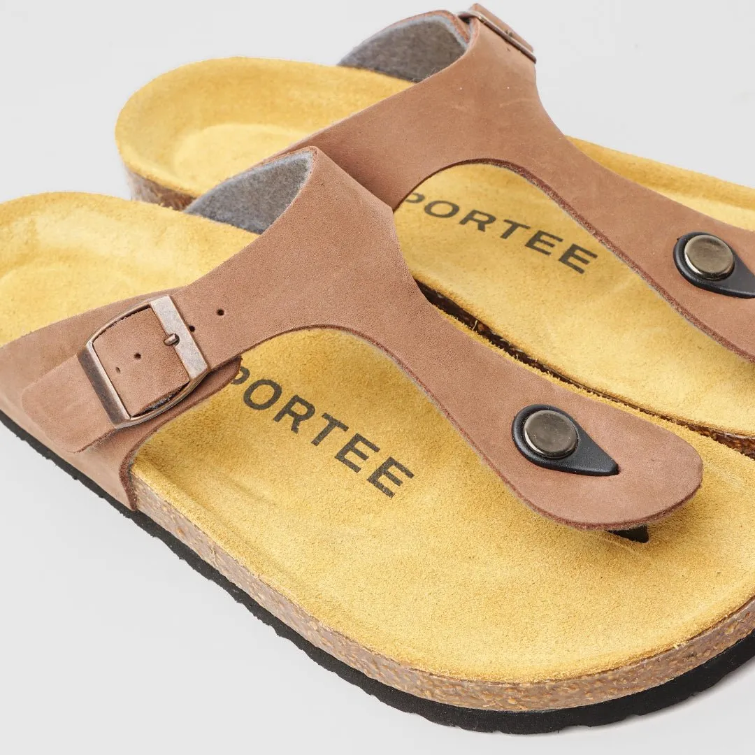 Ibiza Cork Sandal Espresso