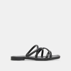 LANZA SANDALS BLACK STELLA