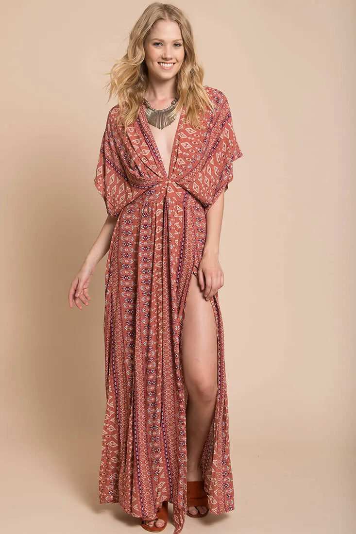 Libby Maxi Dress Rust