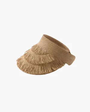 Lorielle – Summer fringe – Wide-brim visor