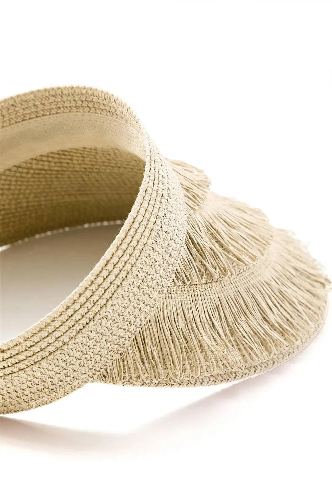 Lorielle – Summer fringe – Wide-brim visor