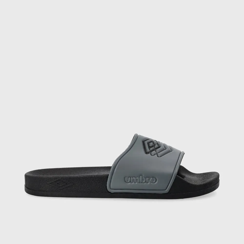 Mens Multi Diamond Umbro Slide Grey/Black _ 181181 _ Grey