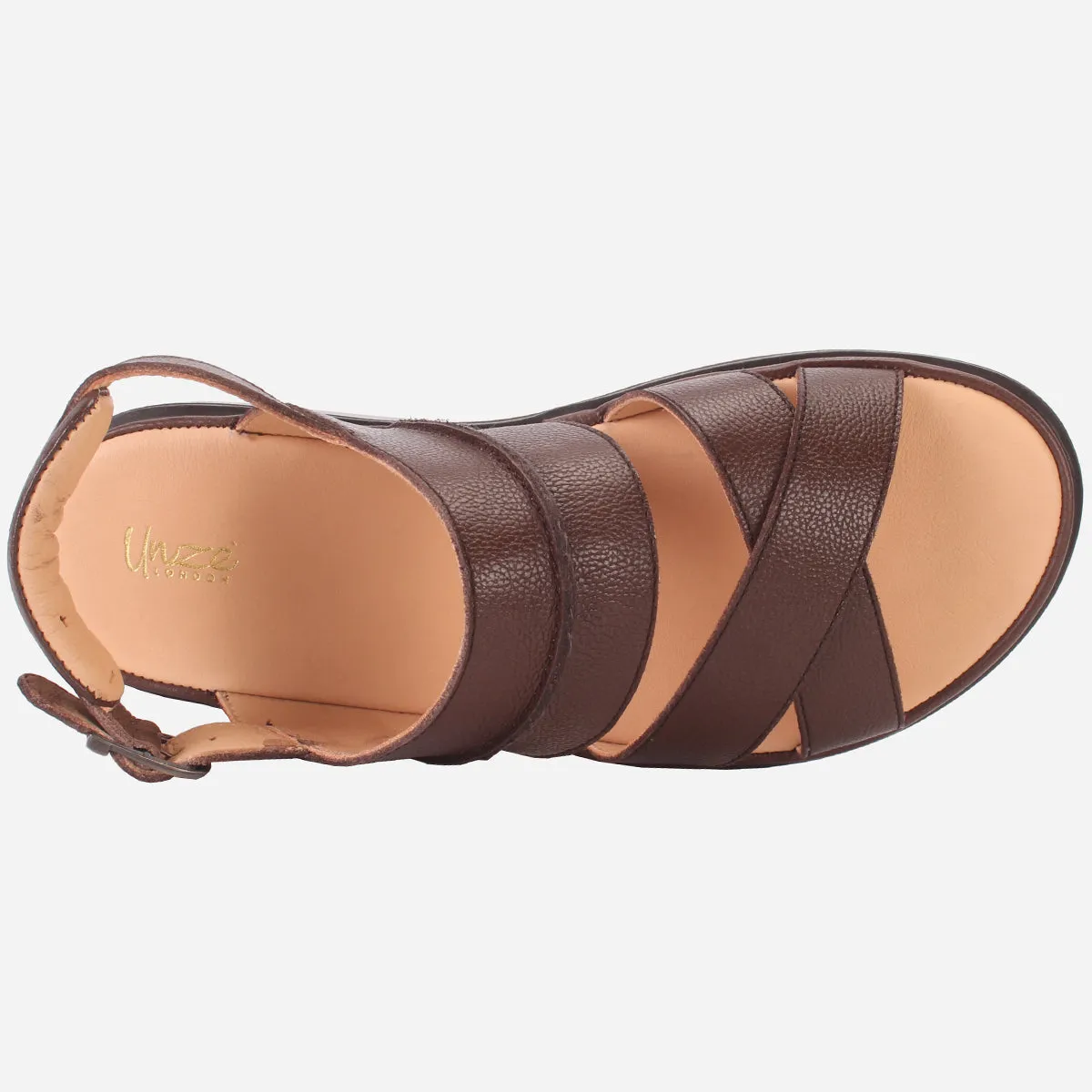 Mens "ALTAREK" Crossover Design Casual Sandals