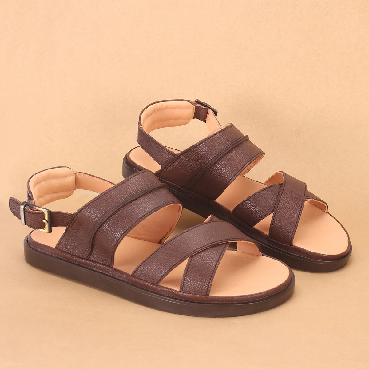 Mens "ALTAREK" Crossover Design Casual Sandals