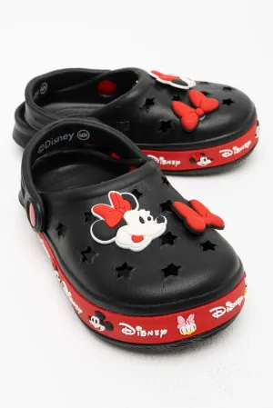 Minnie Mouse Clog Black