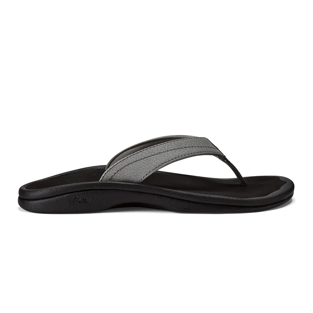 Olukai Ohana Charcoal Onyx Women's