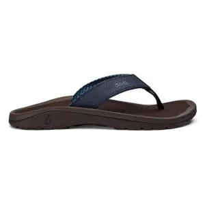 Olukai Ohana Thong Mens Blue Depth Espresso