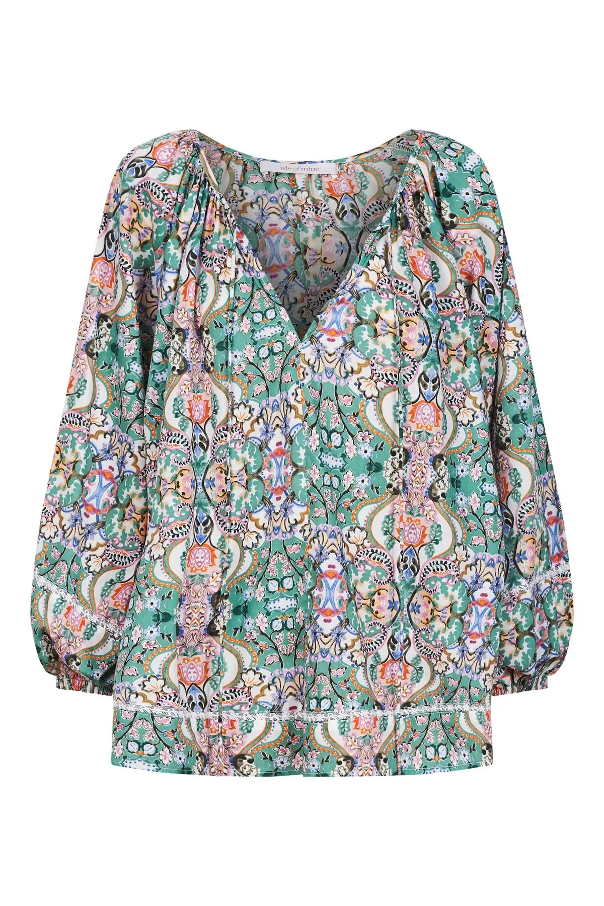 REMI BLOUSE- LOTUS FLEURON