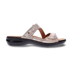 Revere Women's Rio 2 Strap Slide Sandals