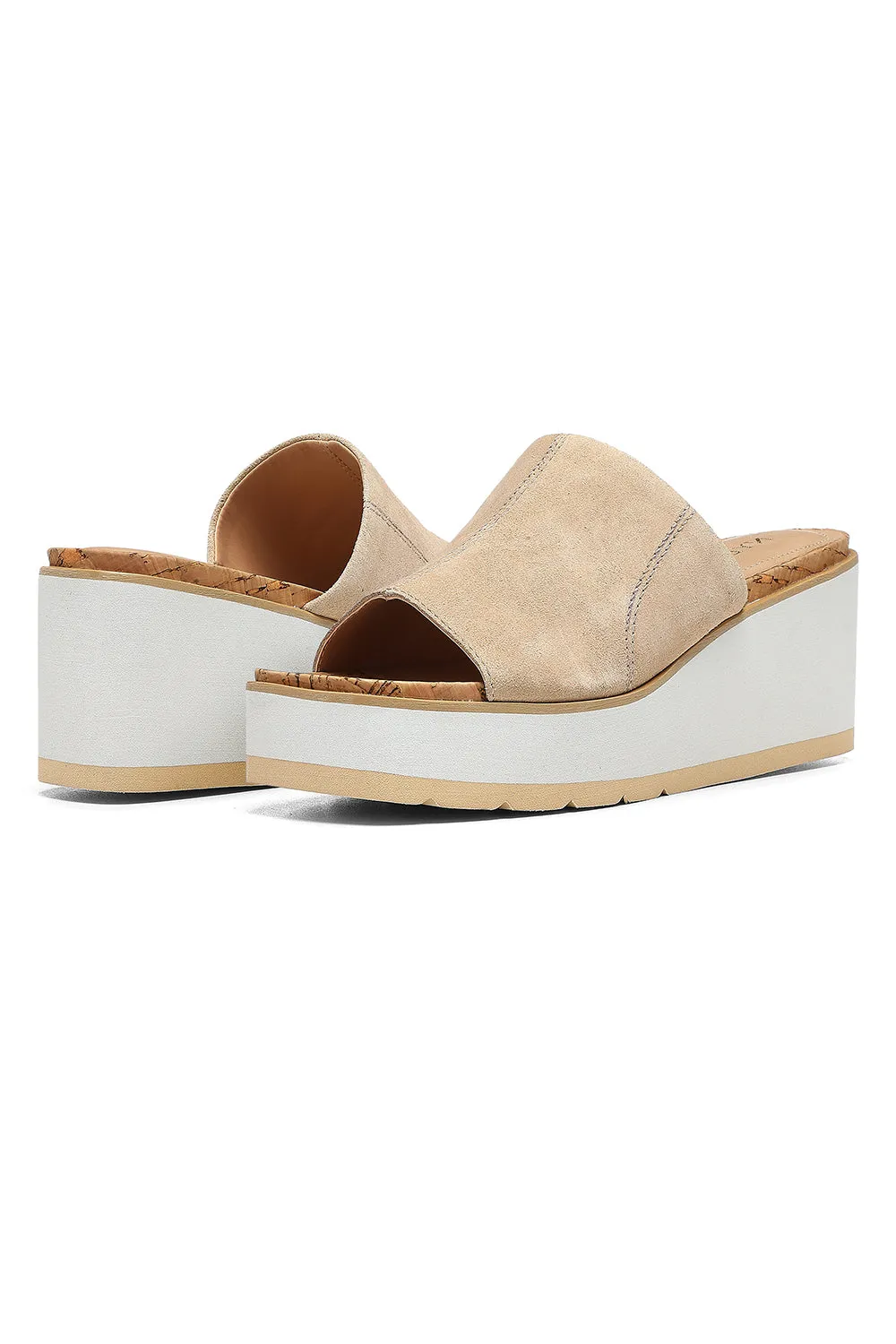 Rysa Wedge Sandals - Sand