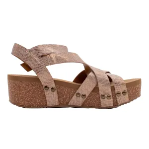 Sandcastle Ankle Strap Wedge Sandals