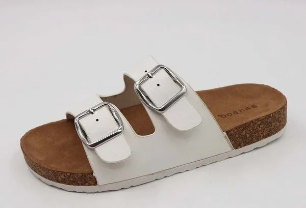 Seashell Double Buckle Sandals