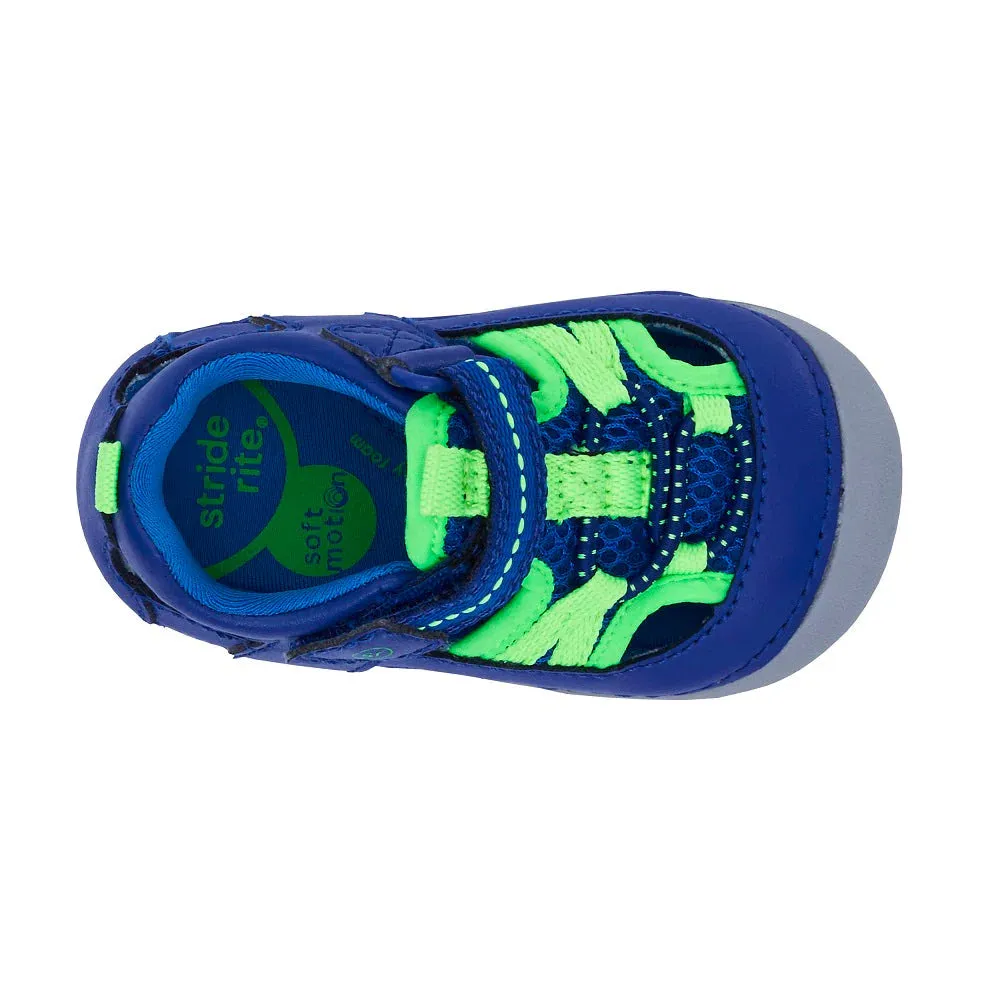 Stride Rite Tobias Blue Lime BB023601