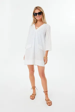 White Mini Carolina Caftan